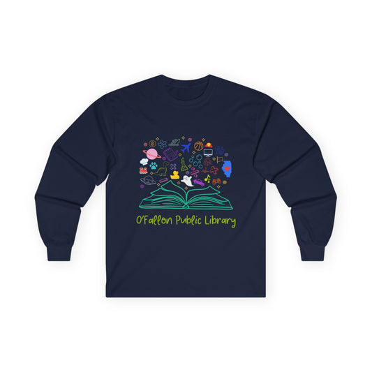 Unisex Long Sleeve Tee (Young at Heart Collection - Book)