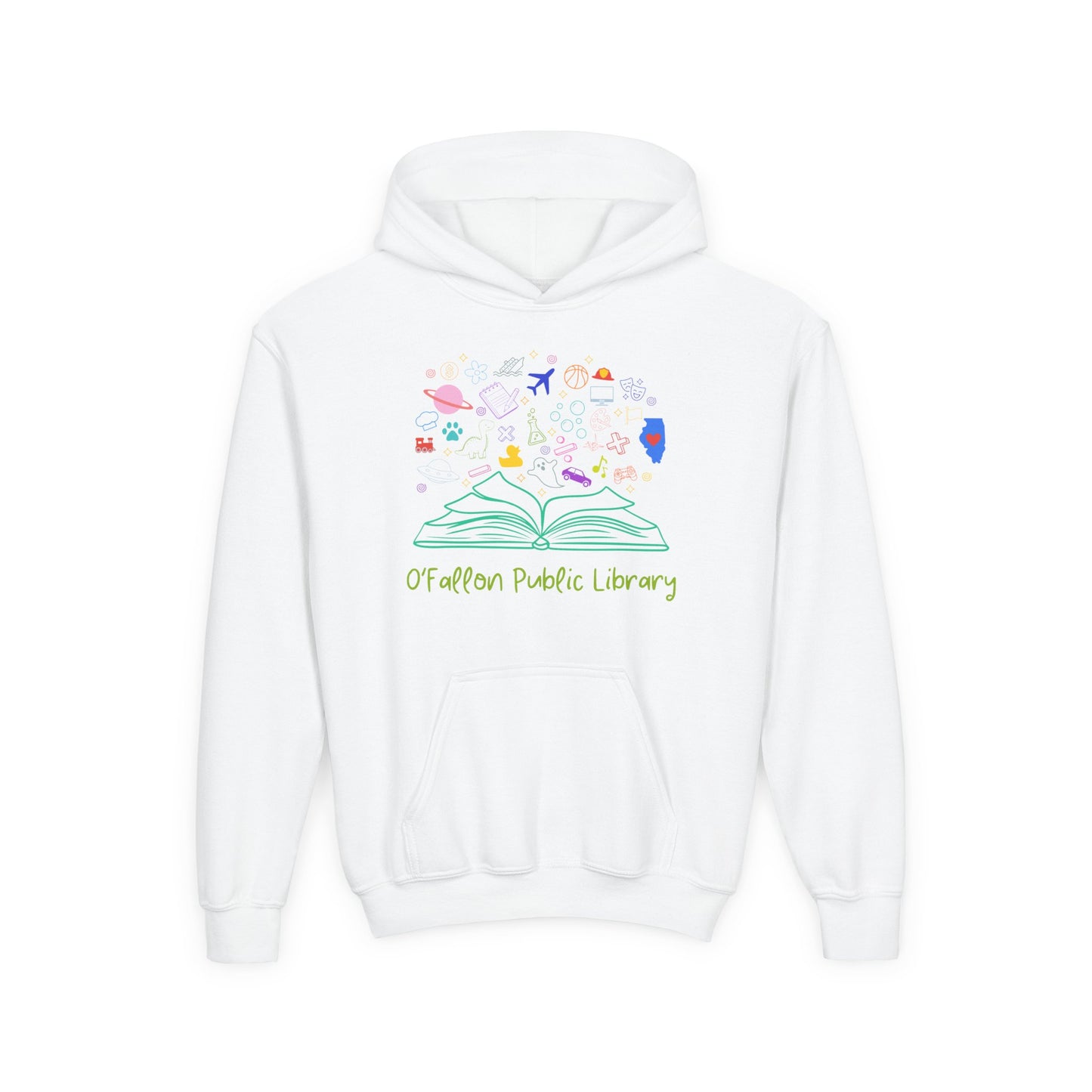 Heavy Blend Hooded Sweatshirt (Kids Collection - Book)