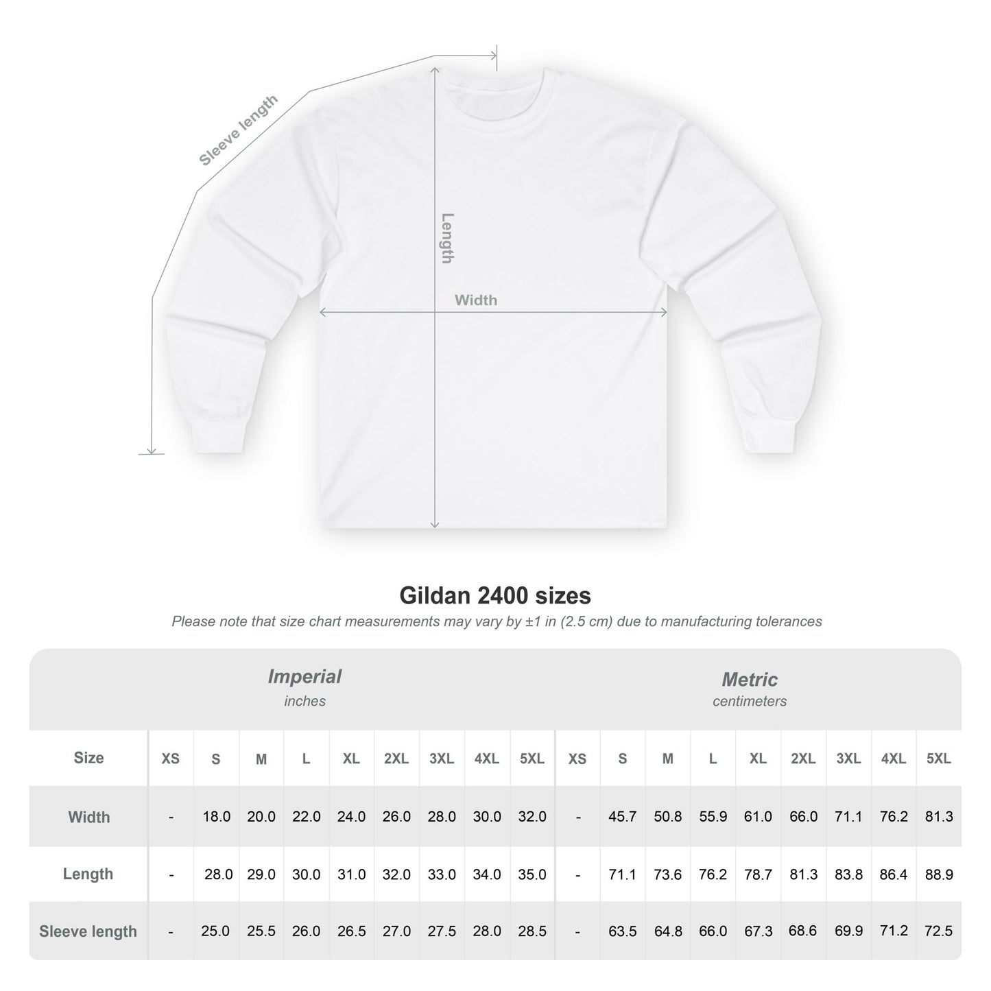 Unisex Long Sleeve Tee (Core Collection)