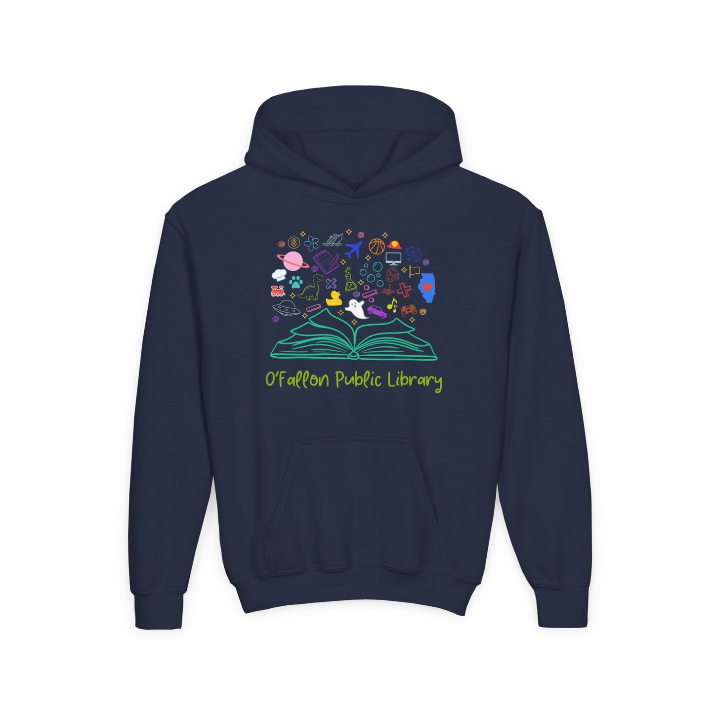 Heavy Blend Hooded Sweatshirt (Kids Collection - Book)