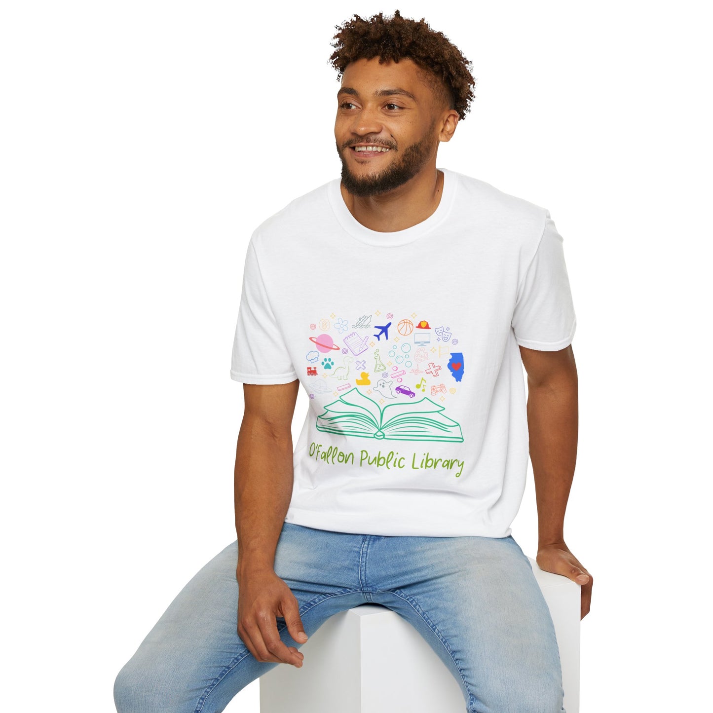 Unisex Softstyle T-Shirt (Young at Heart Collection - Book)